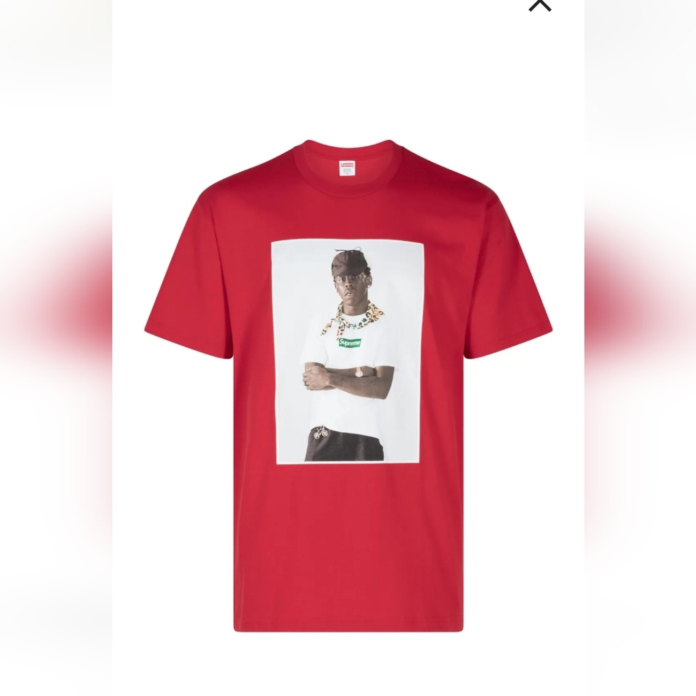 SUPREME Tyler The Creater Photo Tee Red Graphic T-Shirt
